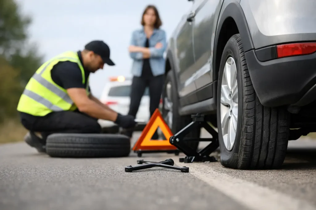 Flat Tyre Roadside Assistance When You Need It