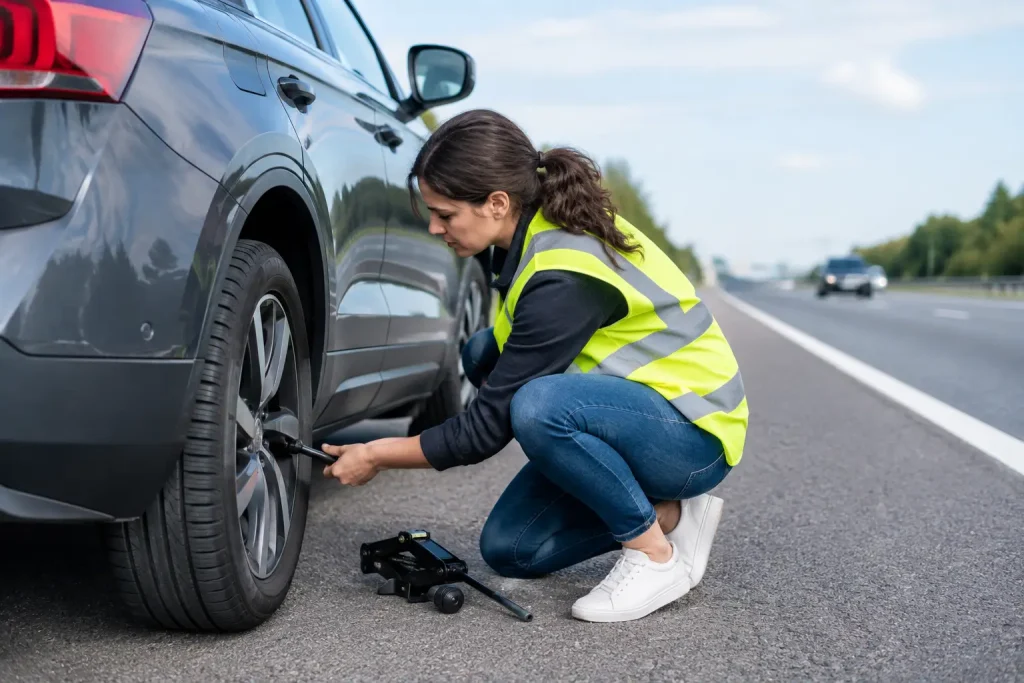 How to Handle a Motorway Puncture Safely